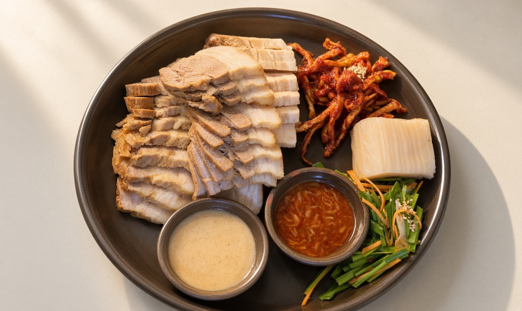 Pork Belly Bossam — Small (for 2) at Sungnye Dodam